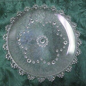 Hobnail Glass Plate 10" Dia. (DK689)